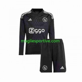 Completo Calcio AFC Ajax Portiere Bambino Divisa Terza 2023-2024 ML
